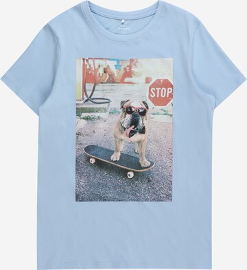 NAME IT Shirt 'VOTO' in Blue: front