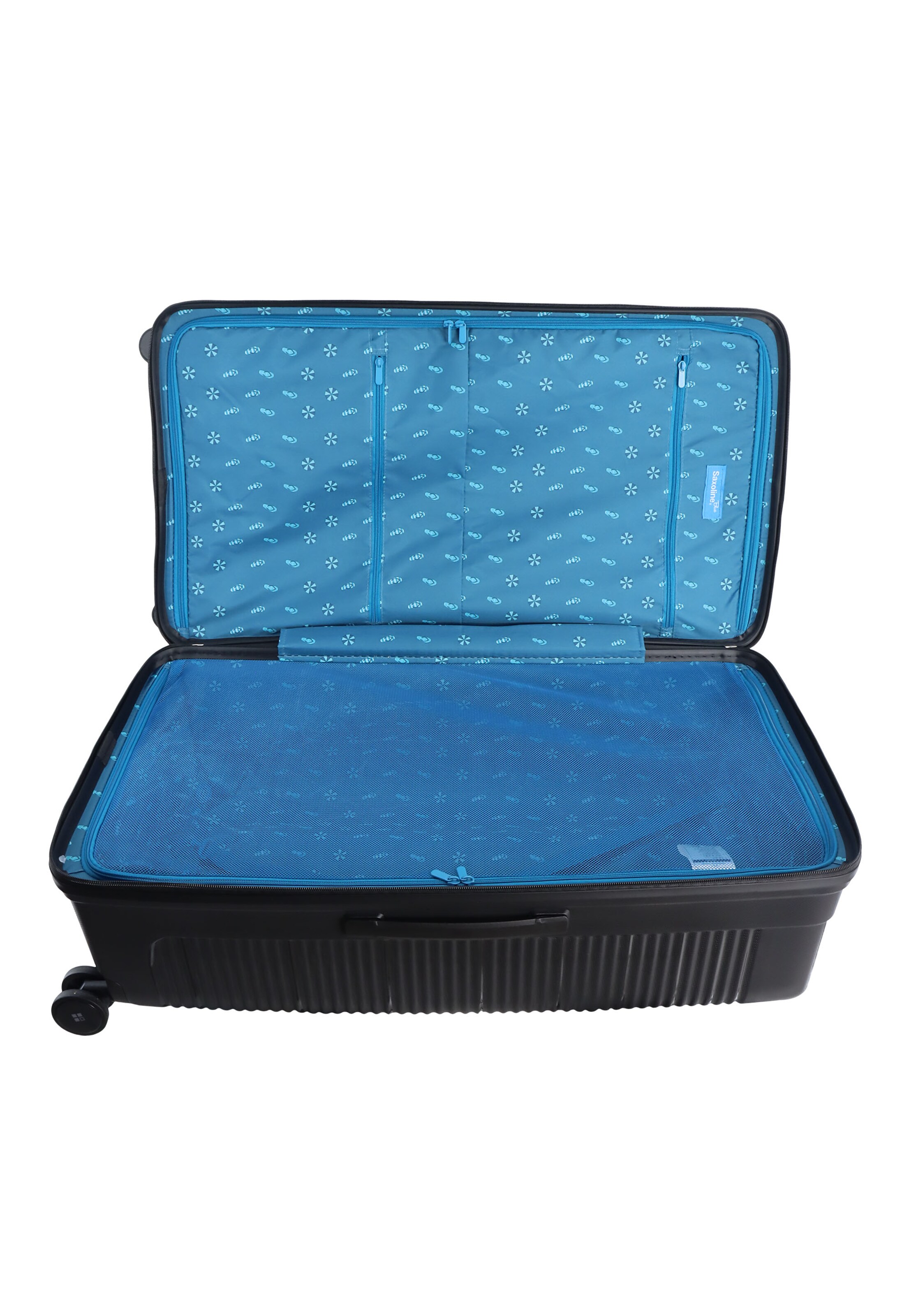 Saxoline Blue Suitcase 'Overly' in Black