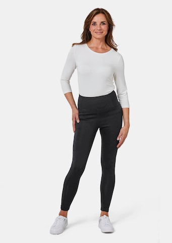 Goldner Skinny Leggings in Zwart