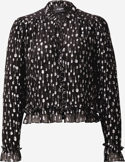 The Kooples Bluzka 'Chemise' w kolorze czarny / srebrnym, Podgląd produktu