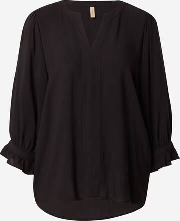 Soyaconcept Blouse 'RADIA' in Zwart: voorkant