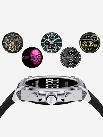 POLICE Digitaal horloge 'My.Avatar' in Zilver