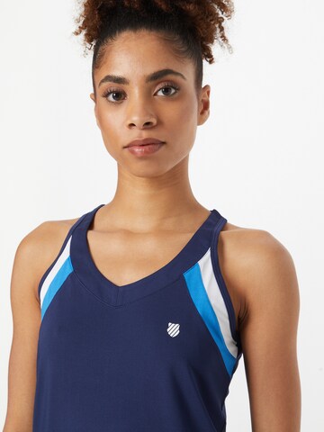 K-Swiss Performance Sporttop in Blauw