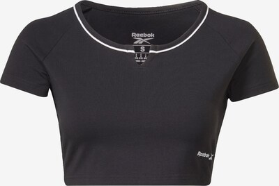 Reebok Functioneel shirt in de kleur Zwart / Wit, Productweergave