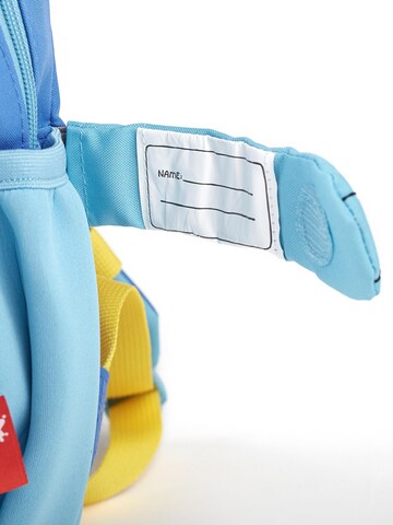 SIGIKID Backpack 'Kindergarten Rucksack fröhliches Tiergesicht, 5,2 Liter' in Blue