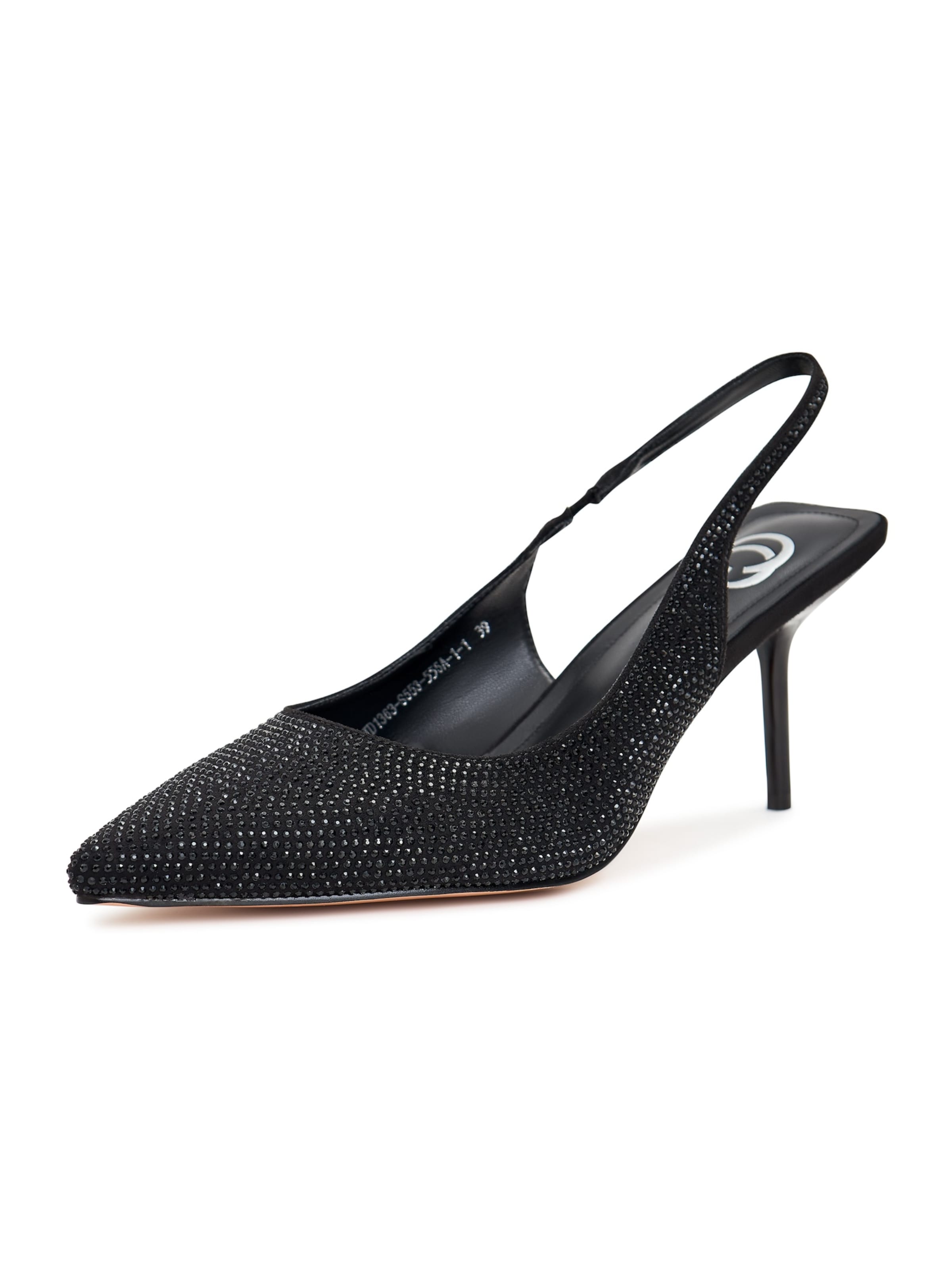 CESARE GASPARI Pumps in Schwarz: Vorderseite