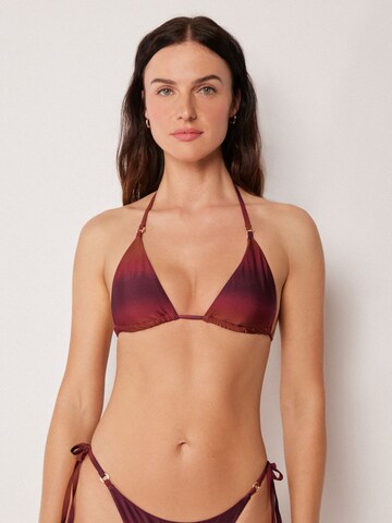 CALZEDONIA Triangel Bikinitop 'Soft Shades' in Rot: Vorderseite