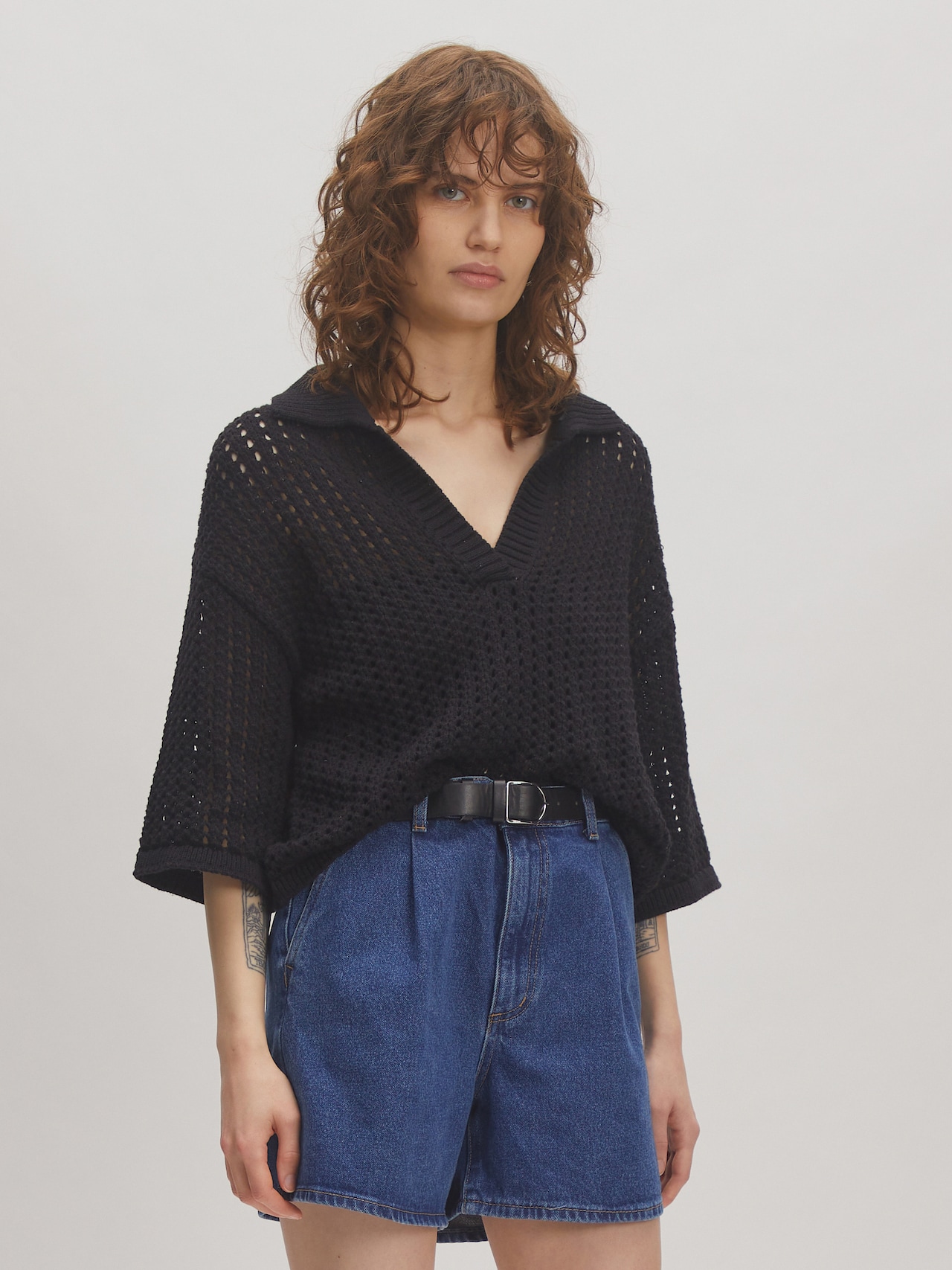 EDITED Produits Pull-over 'Sarai' noir