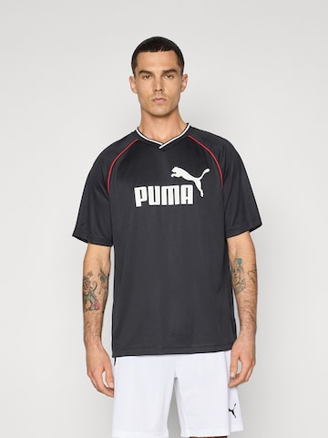 PUMA Performance shirt 'Essentials' in Black: front