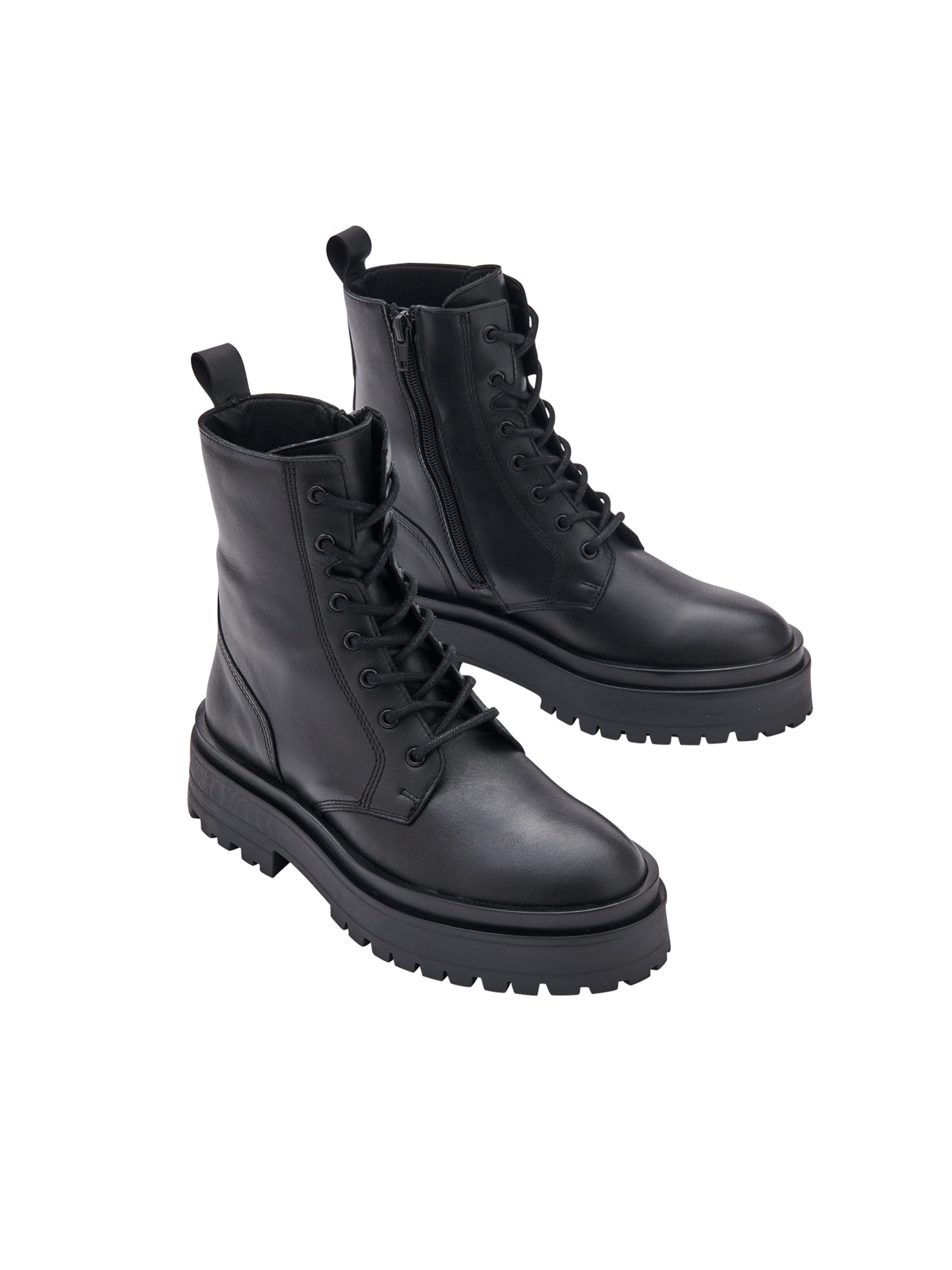 Bottines à lacets 'Rufina' EDITED en noir