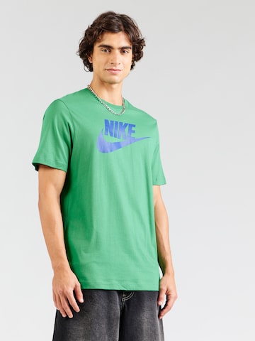 zaļš Nike Sportswear Standarta piegriezums T-Krekls 'ICON FUTURA': no priekšpuses