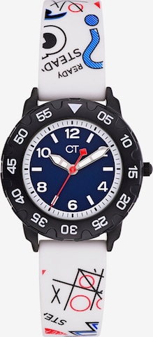 Cool Time Watch in White: front