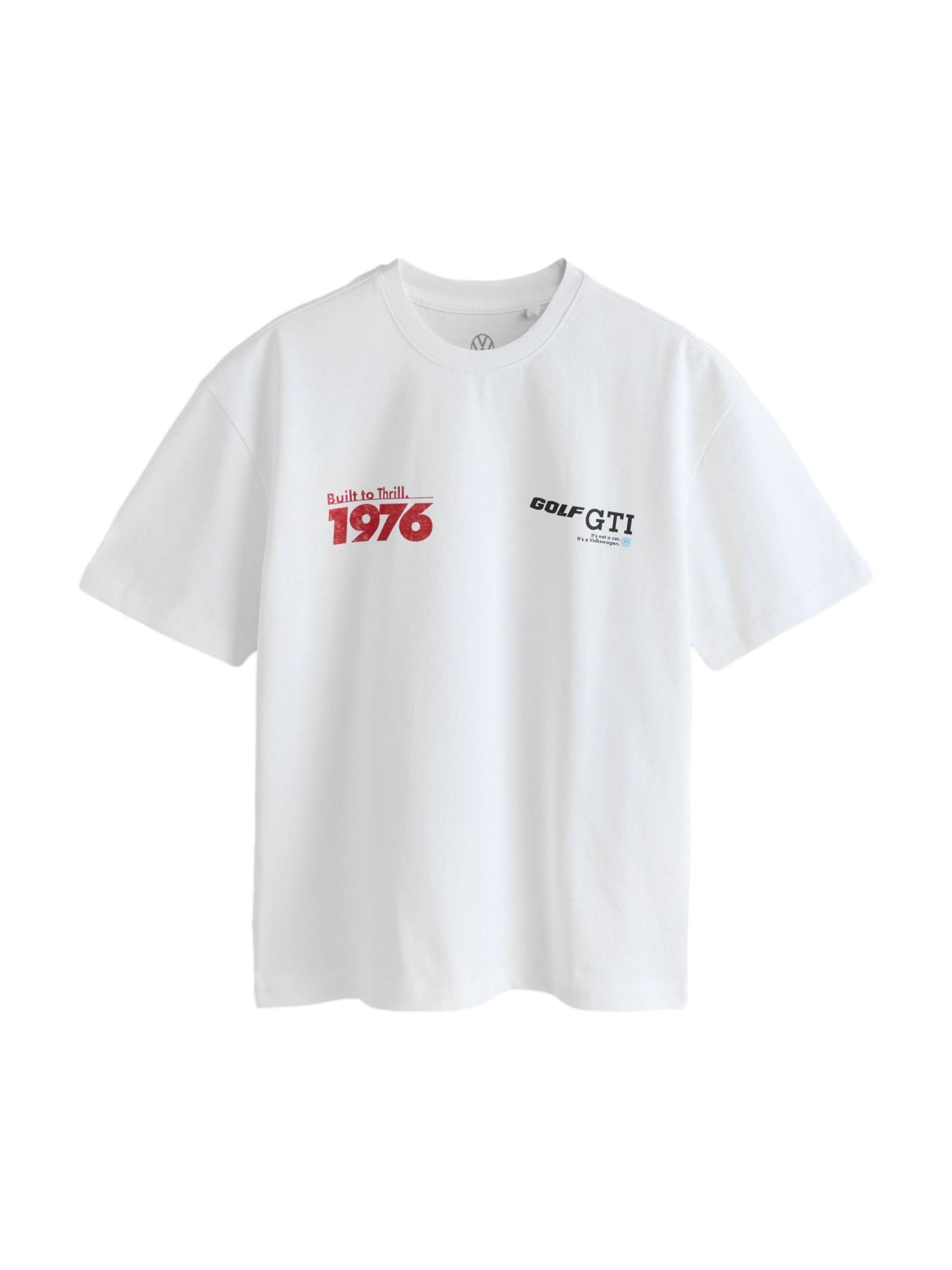 Tricou Next pe roșu / negru / alb, Vizualizare produs