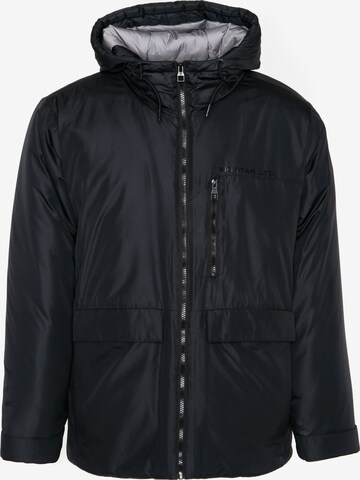 BIG STAR Between-Season Jacket 'Gurkan' in Black: front