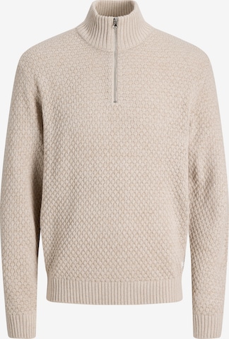 JACK & JONES Pullover 'JJBLAKE' in Beige: Vorderseite
