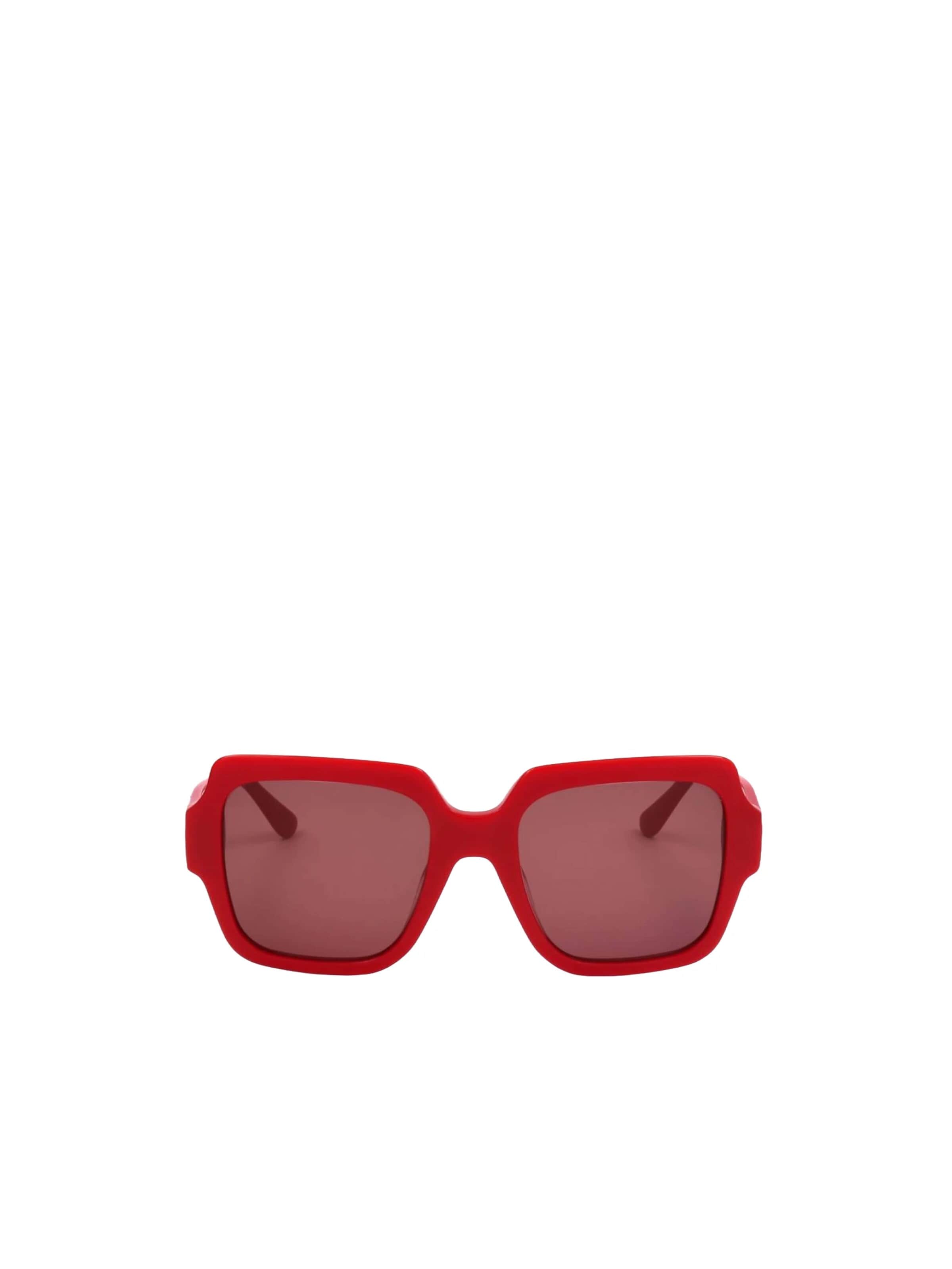 Karl Lagerfeld Zonnebril 'KL6104SR' in 53 in de kleur Rood, Productweergave
