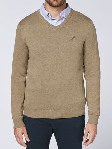 Polo Sylt Pullover in Beige