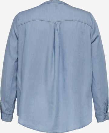 ONLY Carmakoma Bluse 'Ema' in Blau