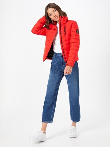 Superdry Зимняя куртка 'Fuji' в Красный