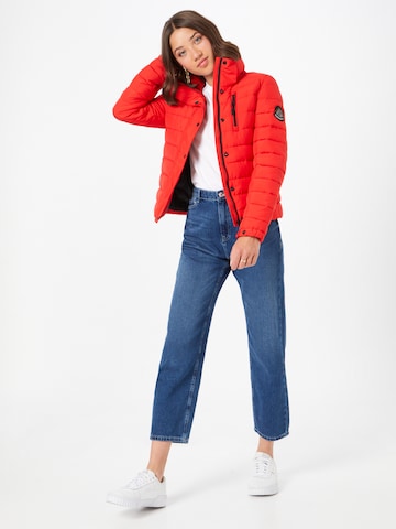 Superdry Winter Jacket 'Fuji' in Red