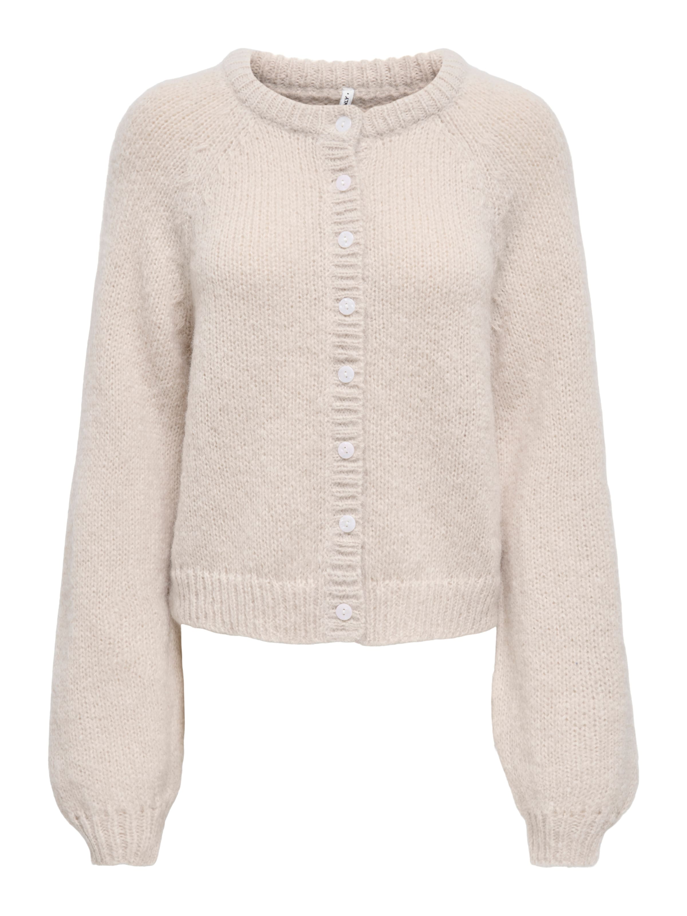 ONLY Strickjacke 'ONLALYSSA ' in Beige: Vorderseite