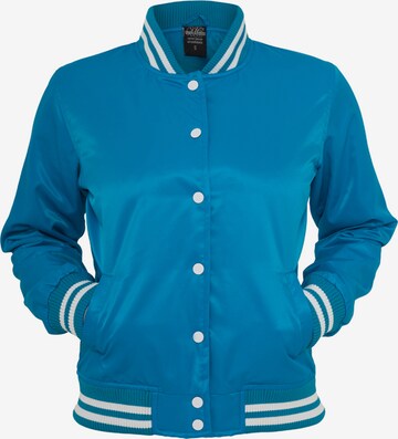 Urban Classics Between-season jacket in Blue: front