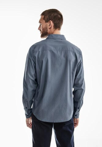 Street One MEN Regular Fit Hemd in Blau