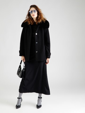 Palton de primăvară-toamnă de la River Island pe negru