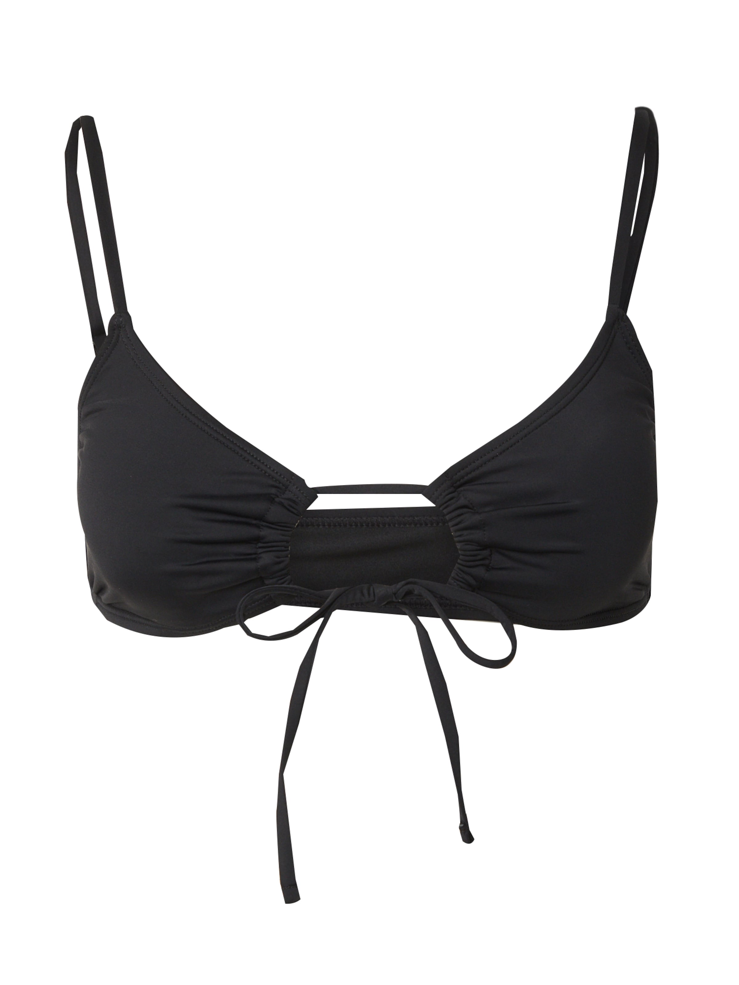 LeGer by Lena Gercke Σουτιέν για T-Shirt Τοπ μπικίνι 'Laurina' σε μαύρο: μπροστά