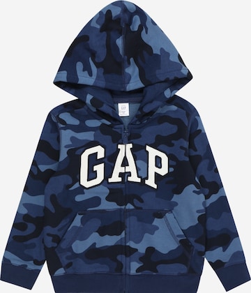 GAP Sweatvest in Blauw: voorkant