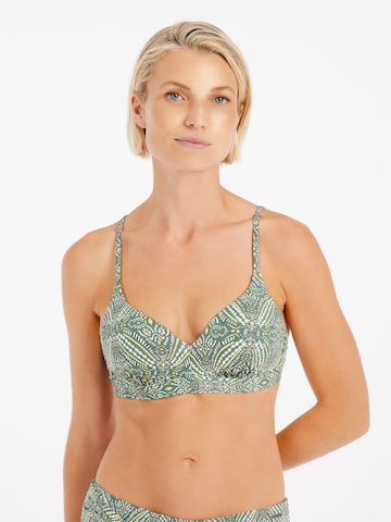 PROTEST Bikinitop 'MIXAdairau' in Grün: Vorderseite