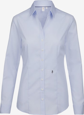 Camicia da donna di SEIDENSTICKER in blu: frontale