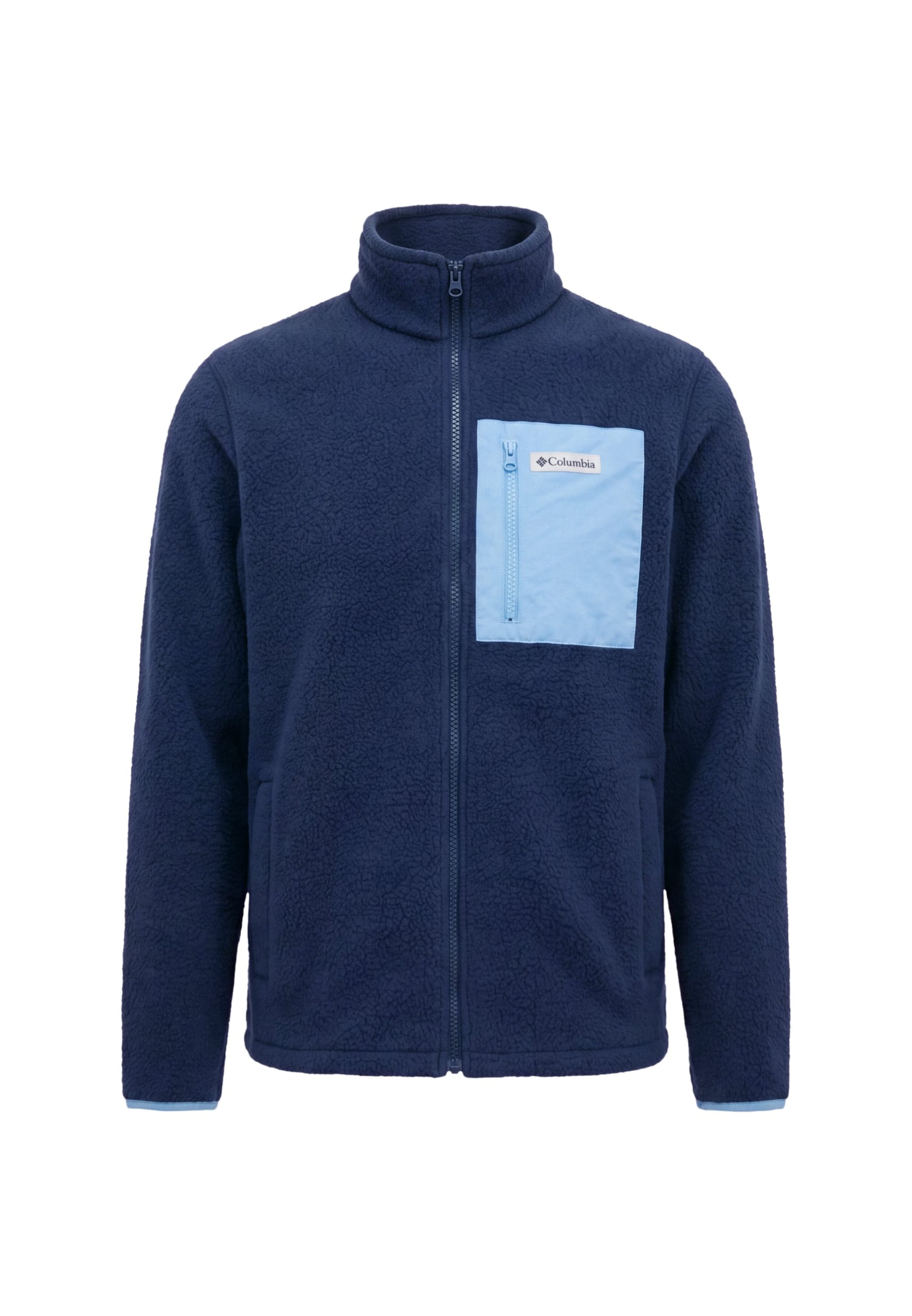 COLUMBIA Funktionele fleece-jas 'Jasper Ridge' in Blauw: voorkant