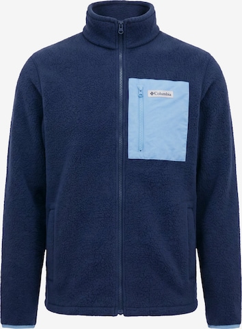 COLUMBIA Funktionele fleece-jas 'Jasper Ridge' in Blauw: voorkant