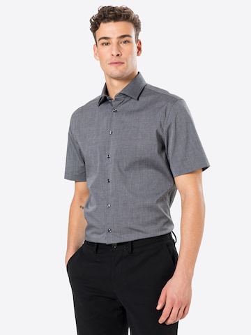 SEIDENSTICKER Regular fit Button Up Shirt in Grey: front