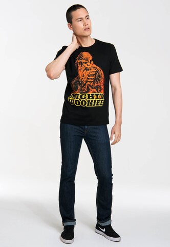 LOGOSHIRT Shirt 'A Star Wars Story' in Black