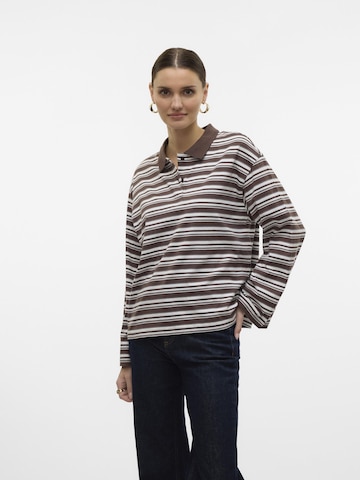 VERO MODA Shirt 'MAREN' in Bruin: voorkant