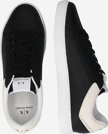 ARMANI EXCHANGE Platform trainers in Black