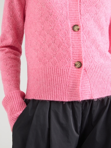 ABOUT YOU Knit cardigan 'Maureen' in Pink