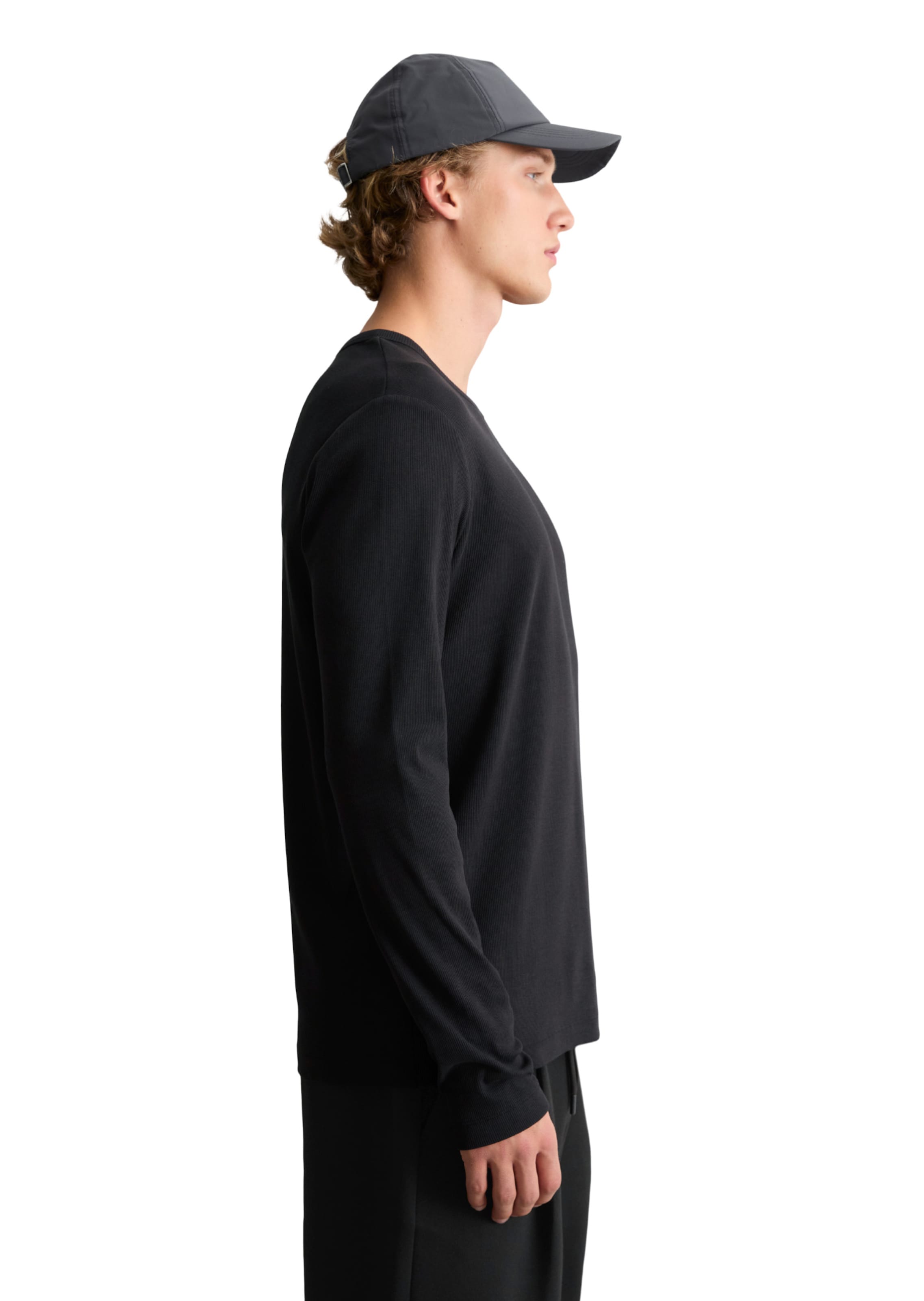 Marc O'Polo DENIM Shirt in Black: side