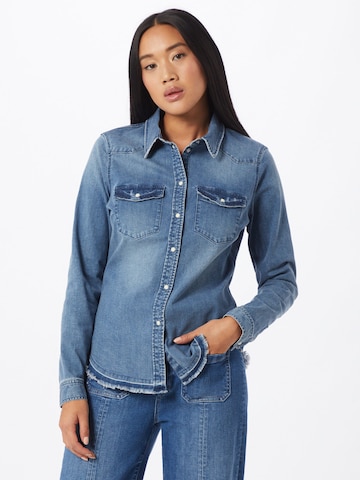 VERO MODA Bluse 'Lea' i blå: forside