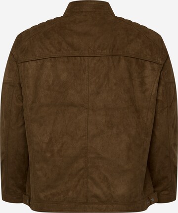 Jack & Jones Plus - Chaqueta de entretiempo 'Rocky' en marrón