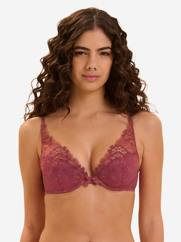 Simone Perele Push-up Bra 'Wish' in Red
