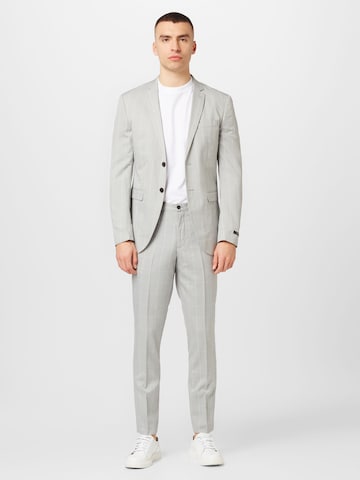 JACK & JONES Slimfit Puku 'Franco' värissä harmaa