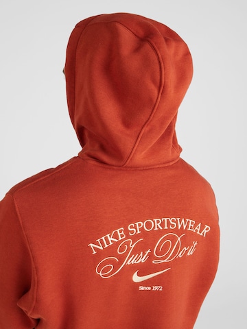 Nike Sportswear Μπλούζα φούτερ σε πορτοκαλί