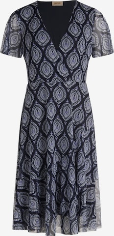 Cartoon Mekko värissä sininen: etupuoli