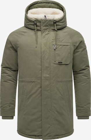 Cappotto invernale 'Navroos XX' di STONE HARBOUR in verde: frontale