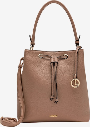 L.CREDI Handtasche 'Ebony' in Braun: Vorderseite