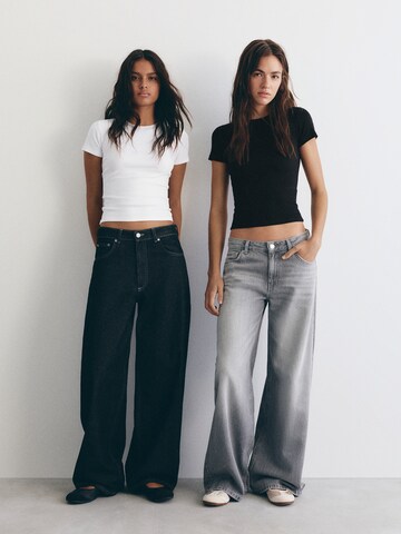 Pull&Bear Tričko – černá