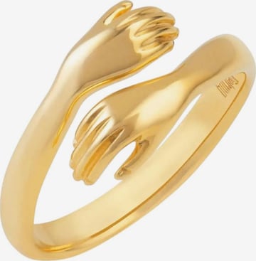 Vielring Ring 'Offener Umarmungsring Liebe' in Gold: Vorderseite